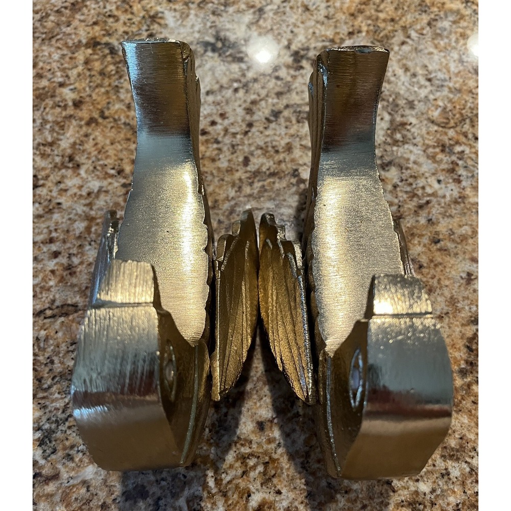 Project 62 Brass Tone Decorative Birds MCM Set Of 2‎ Metal HTF Gorgeous - Picture 11 of 13